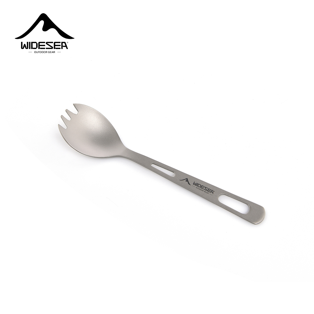 Outdoor Camping Dining Set - Widesea Camping Cooking Set Spork Titanium