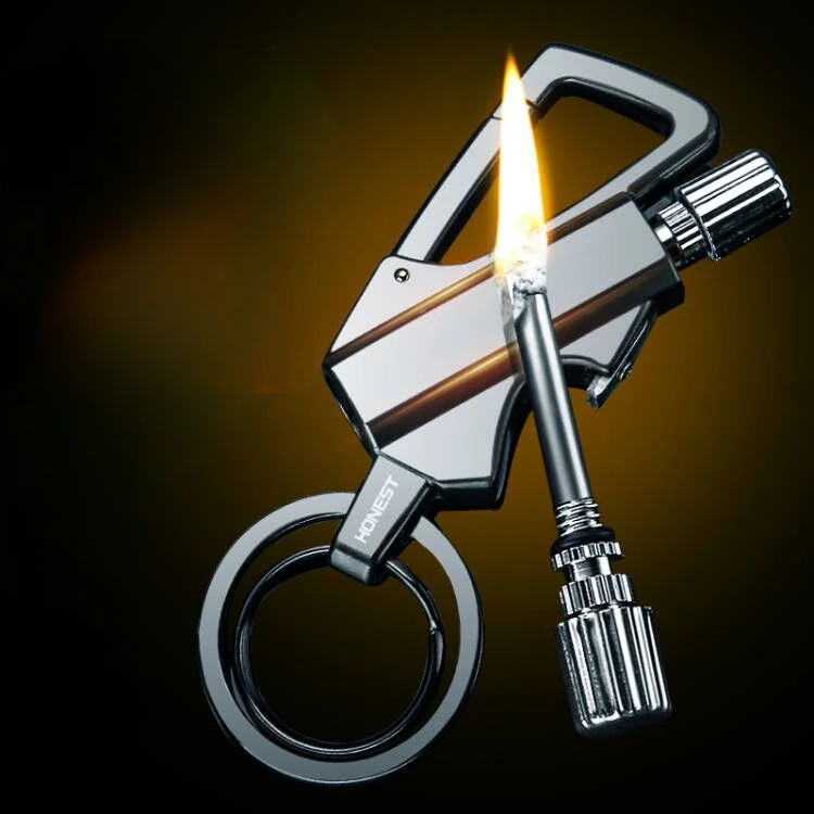 Fire Starter Flint - Outdoor Multifunctional Portable Match Keychain, Refillable