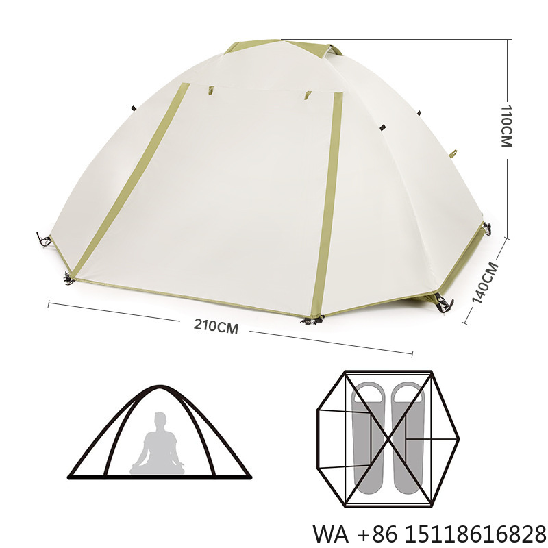 Trekking Poles - Hiking Mountaineering Trekking Camping Tent Double-Layer