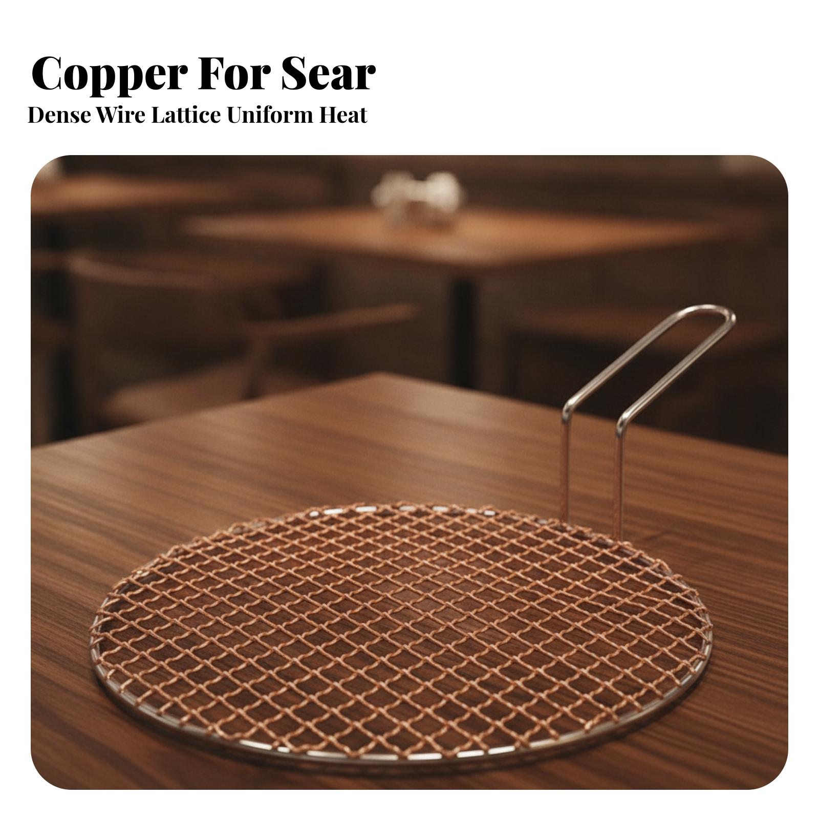 Portable Copper Mesh Round Gri - огляд і ціна Cooking Outdoor Camping