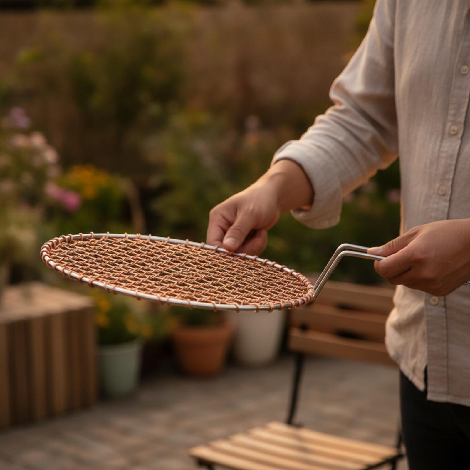 Portable Copper Mesh Round Gri - огляд і ціна Cooking Outdoor Camping