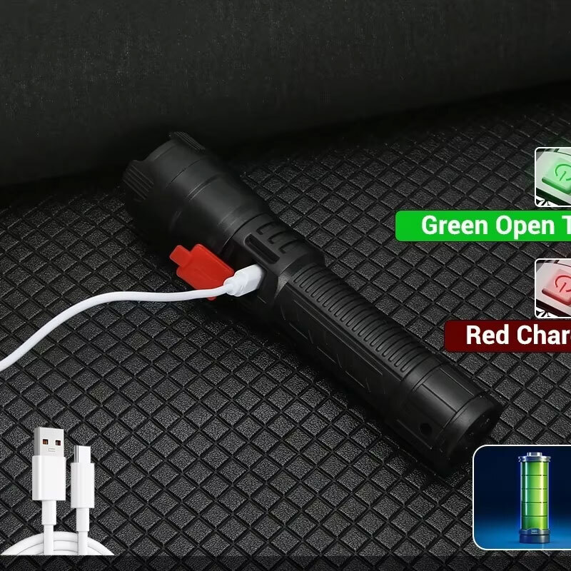 High Strong Power Led Flashlig - огляд і ціна Outdoor Camping Glamping