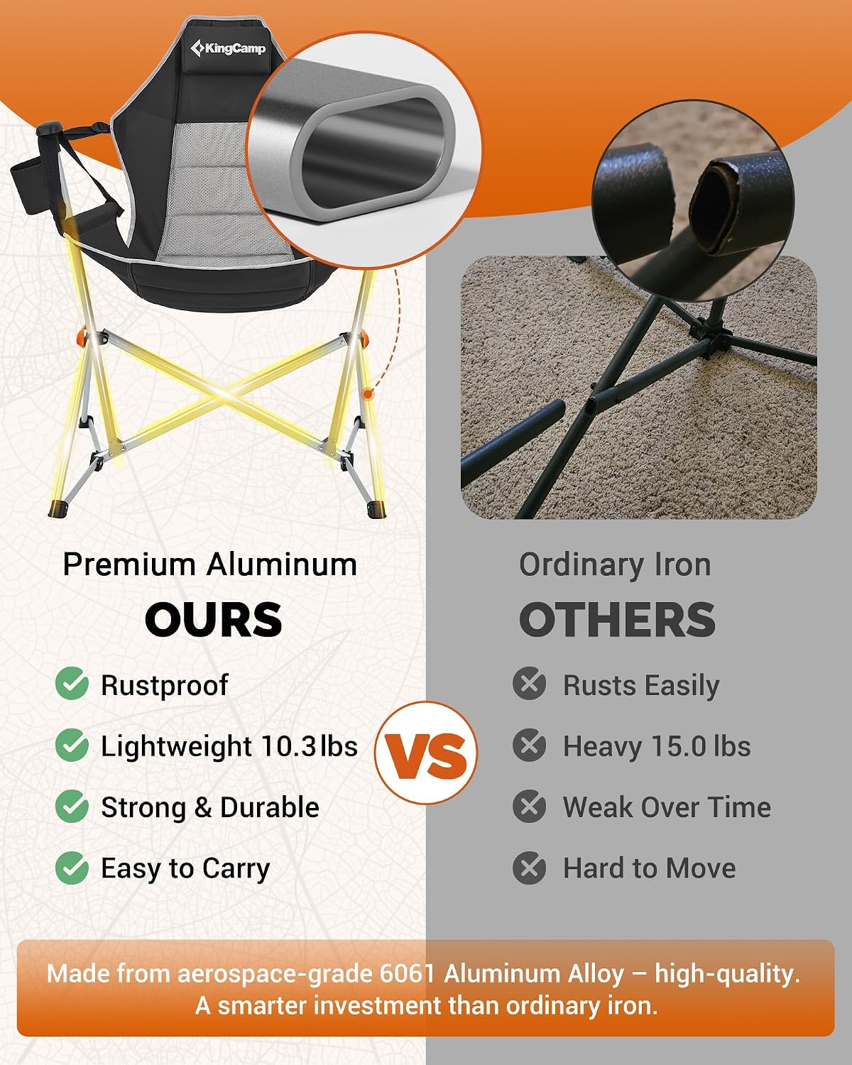 Portable Hammock Camping Chair - огляд і ціна Outdoor Camping Rocker