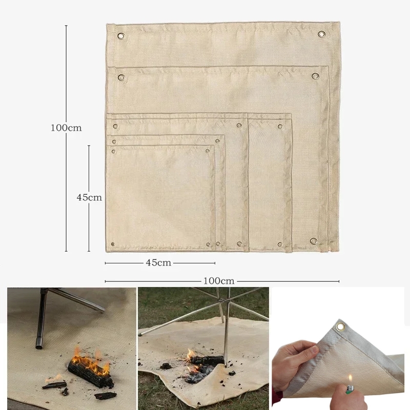 Camping Fireproof Mat Heat Res - огляд і ціна Outdoor Camping Mat