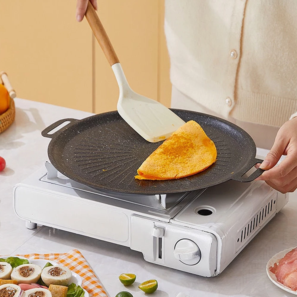 34CM Outdoor BBQ Grill Pan Non - огляд і ціна Outdoor Camping Kitchen