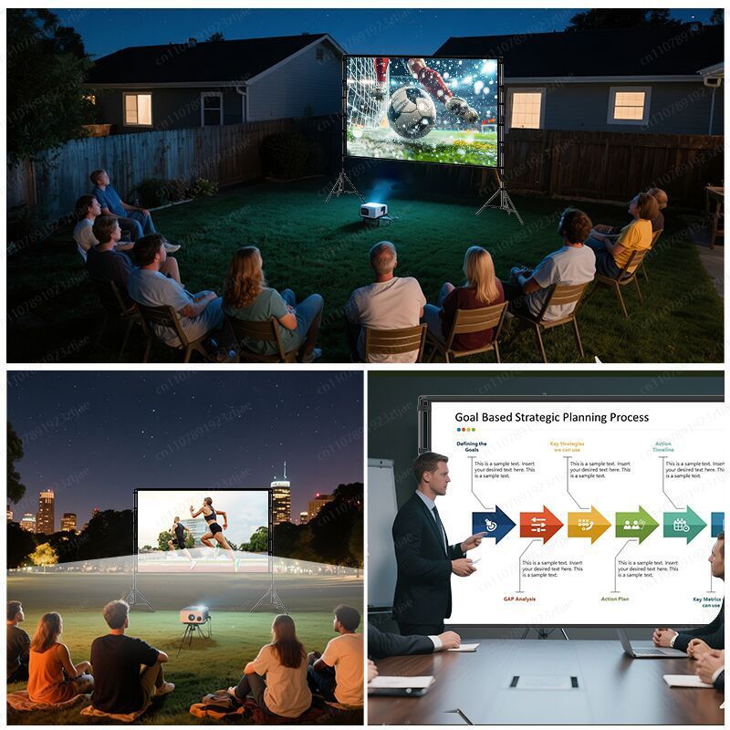 Outdoor Projector Screen Stand - огляд і ціна Outdoor Camping Movies