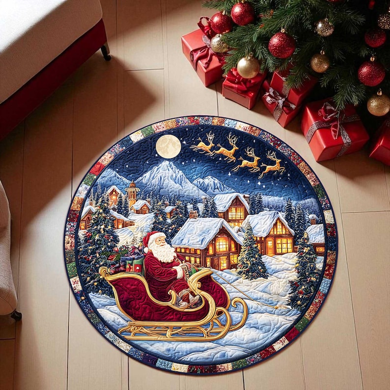 Santa Sleigh Christmas Round D - огляд і ціна Outdoor Camping Ideas For Adults