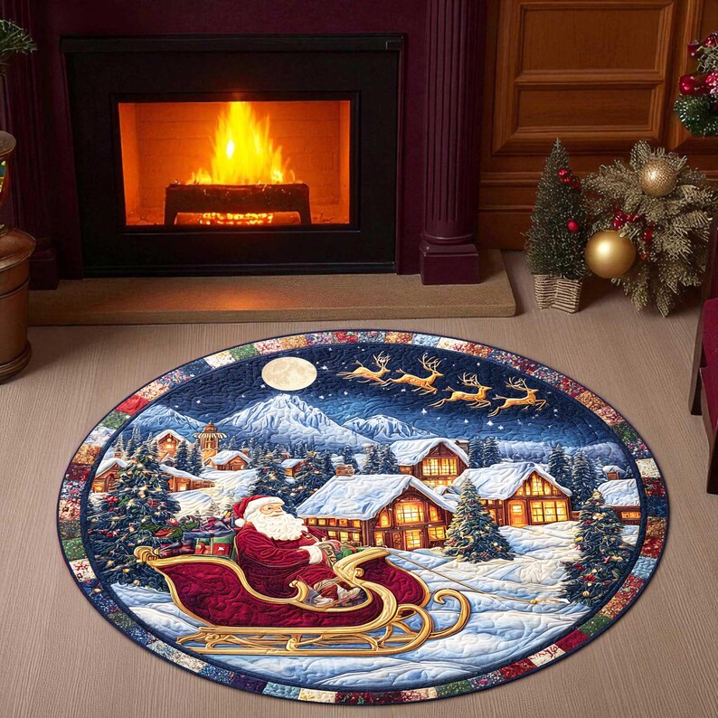 Santa Sleigh Christmas Round D - огляд і ціна Outdoor Camping Ideas For Adults