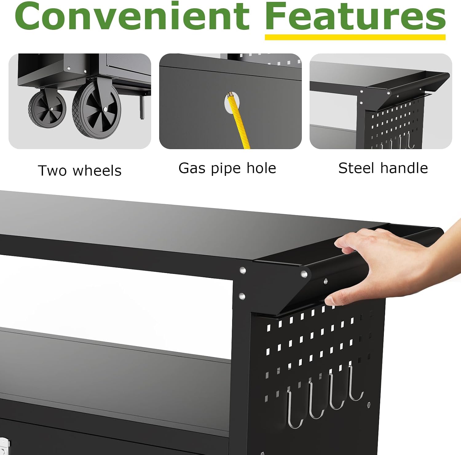 Outdoor Grill Cart Table With  - огляд і ціна Outdoor Camping Kitchen
