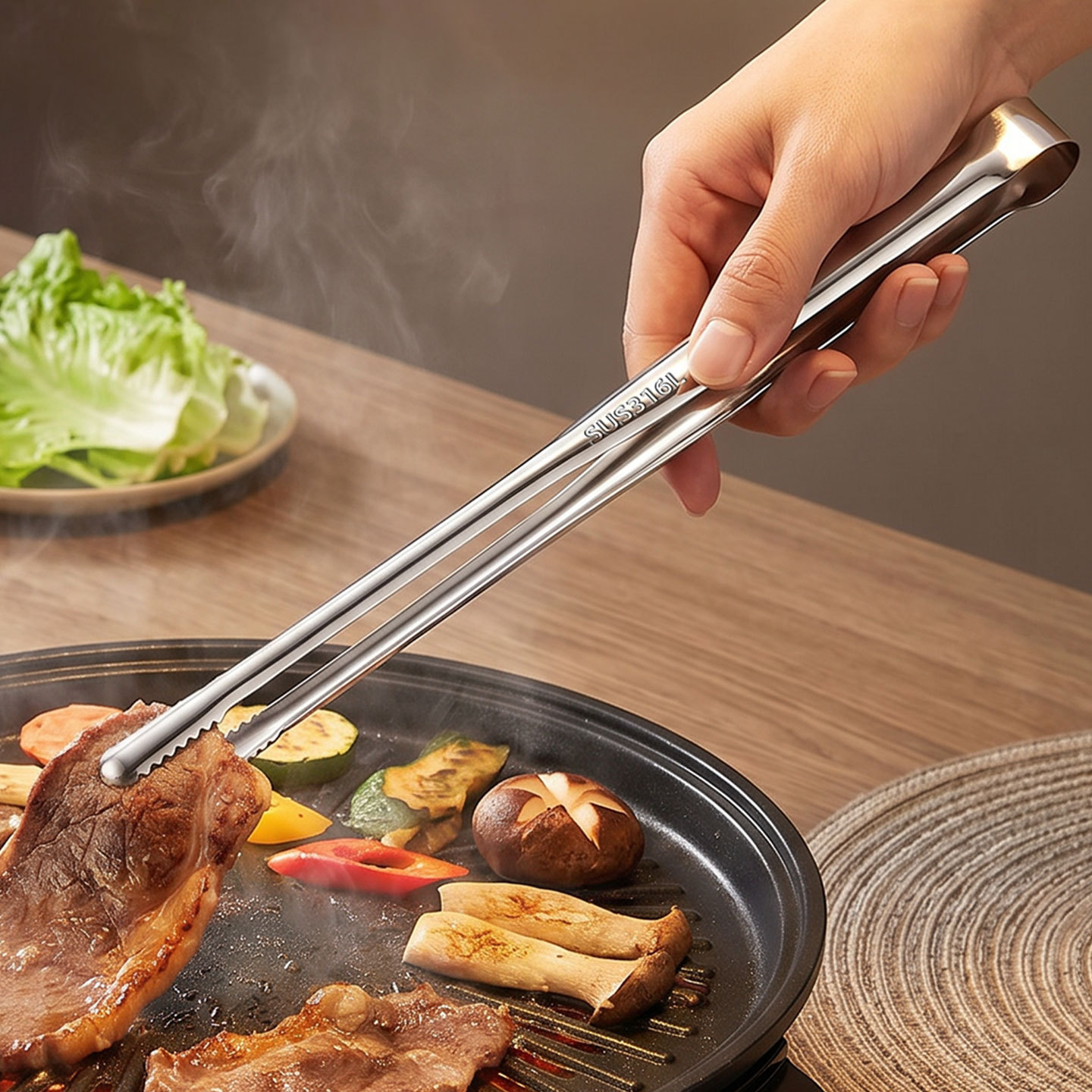 Grill Tongs Meat Culinary Nipp - огляд і ціна Outdoor Camping Essentials