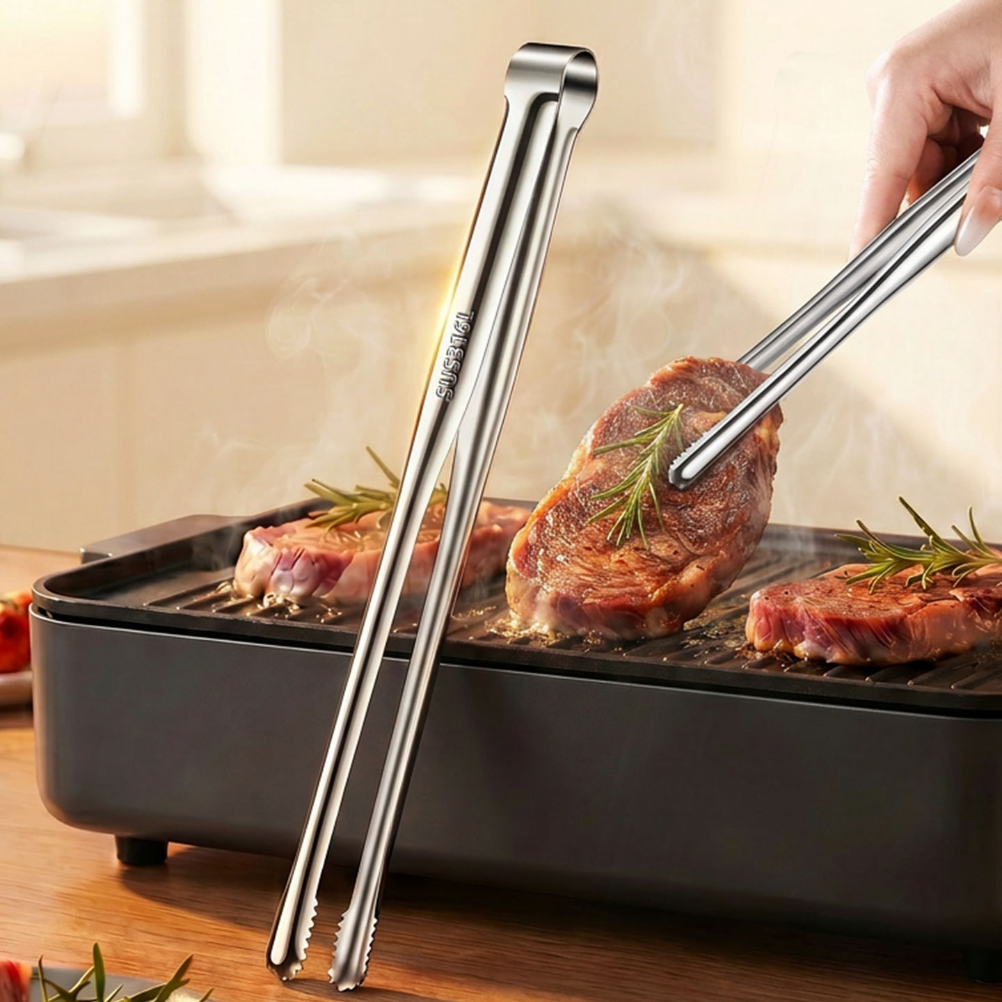 Grill Tongs Meat Culinary Nipp - огляд і ціна Outdoor Camping Essentials