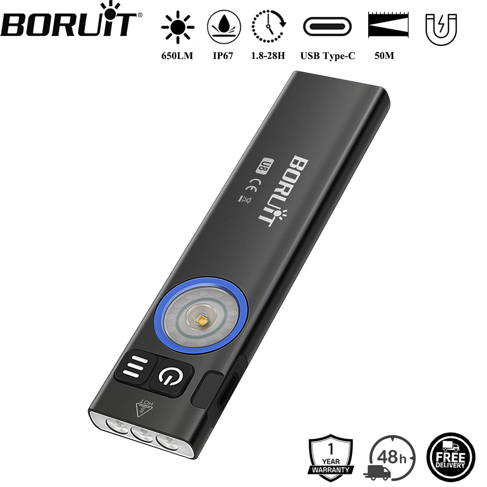 BORUiT U8 650LM EDC LED Flashl - огляд і ціна Outdoor Camping Glamping