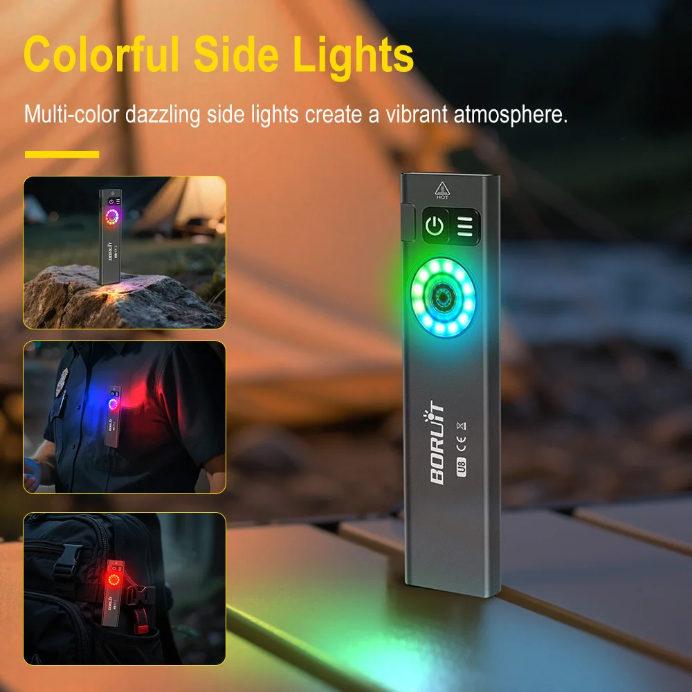 BORUiT U8 650LM EDC LED Flashl - огляд і ціна Outdoor Camping Glamping