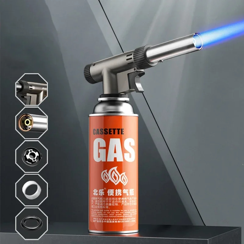 Metal Gas Burner Torch Flame G - огляд і ціна Fire Starter Flint