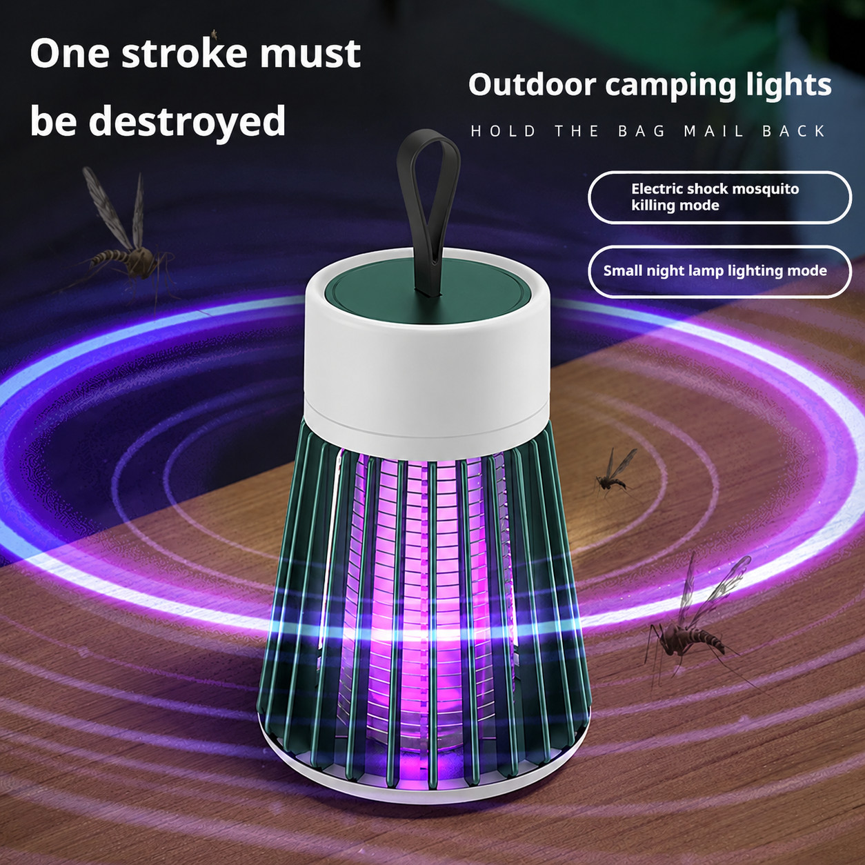 Electric Mosquito Killer Lamp  - огляд і ціна Outdoor Camping Bug Zapper
