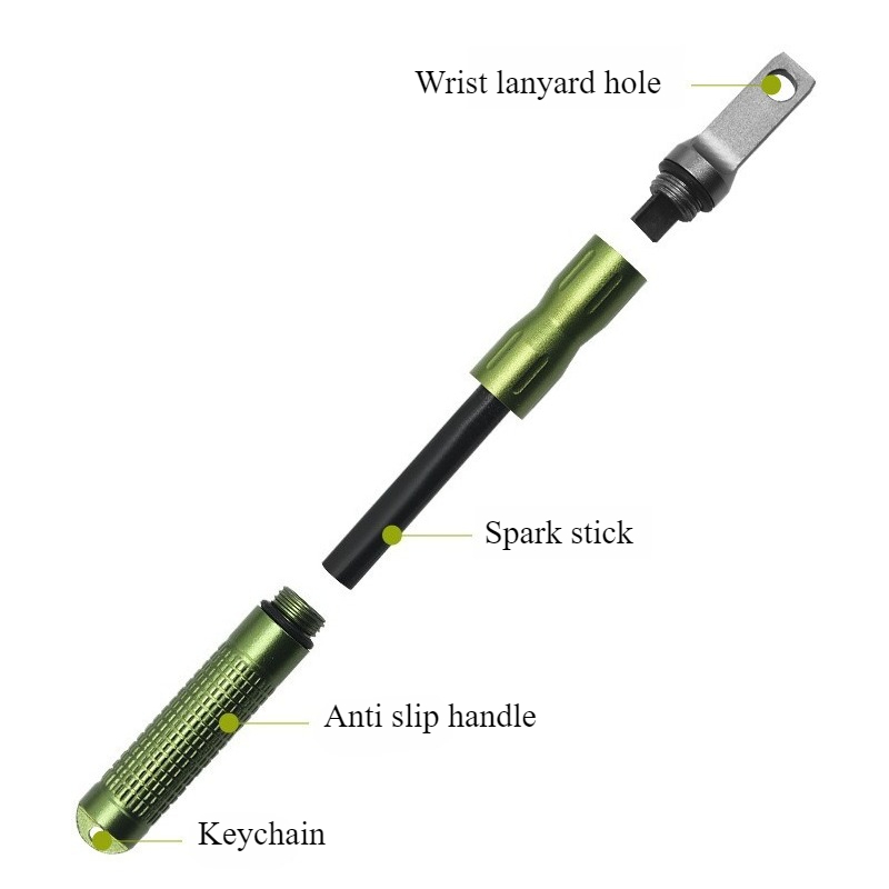 Portable Waterproof Flint Emer - огляд і ціна Fire Starter Flint