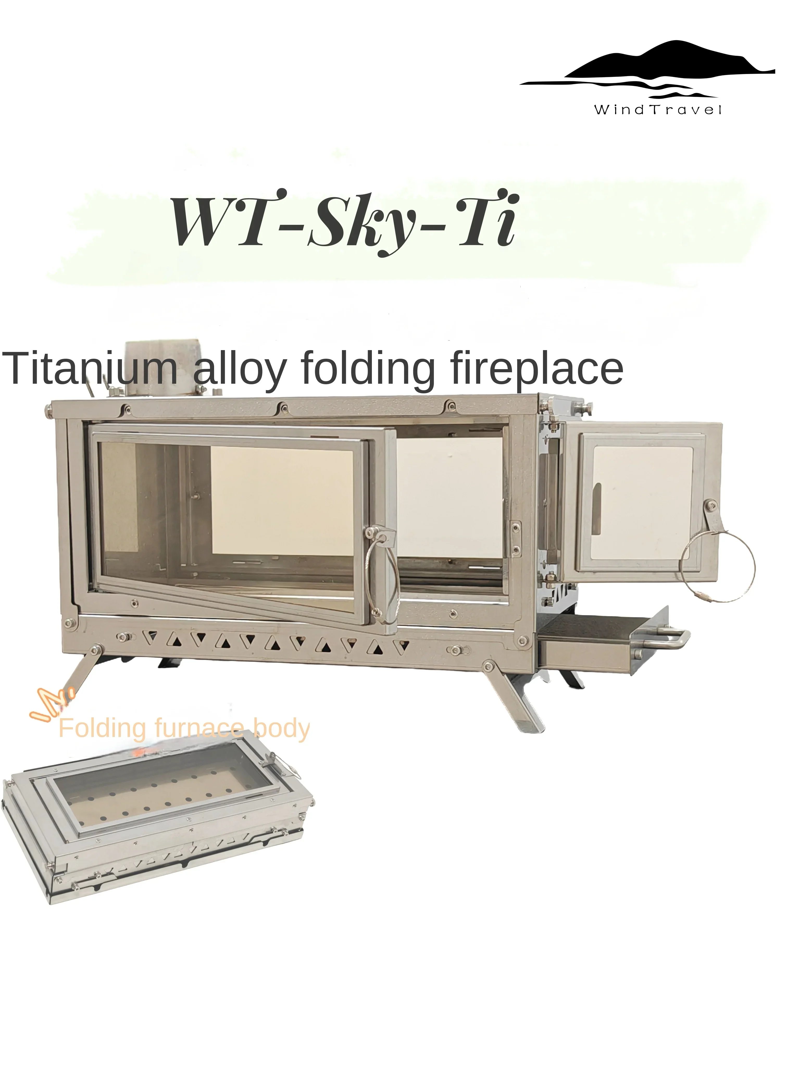 WT-Sky-Ti titanium alloy foldi - огляд і ціна Outdoor Camping Gas Heater
