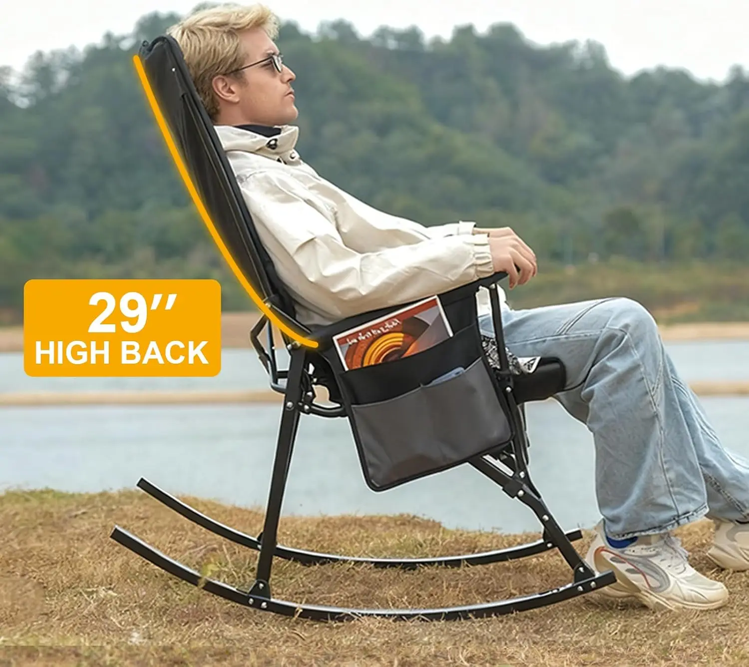 2 Pack High Back Portable Rock - огляд і ціна Outdoor Camping Rocker