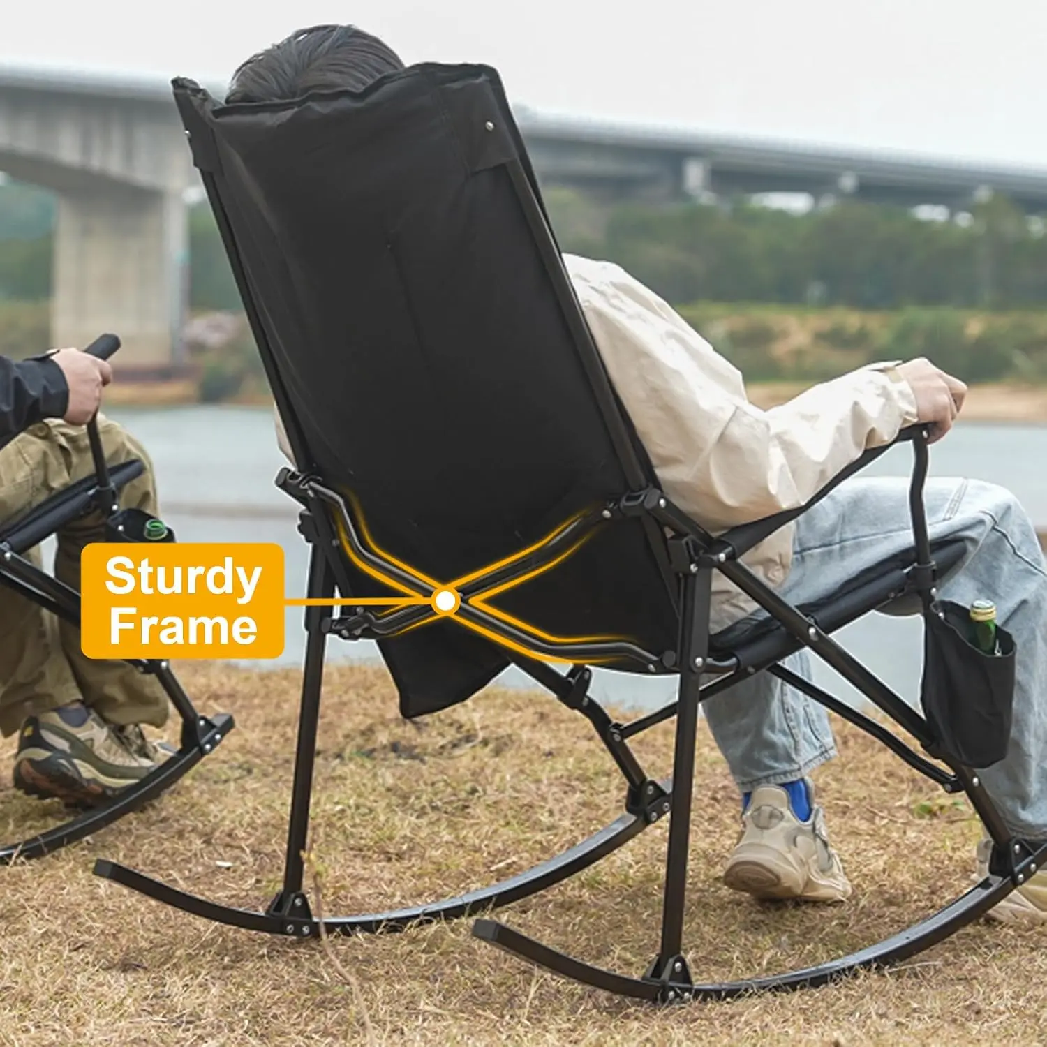 2 Pack High Back Portable Rock - огляд і ціна Outdoor Camping Rocker