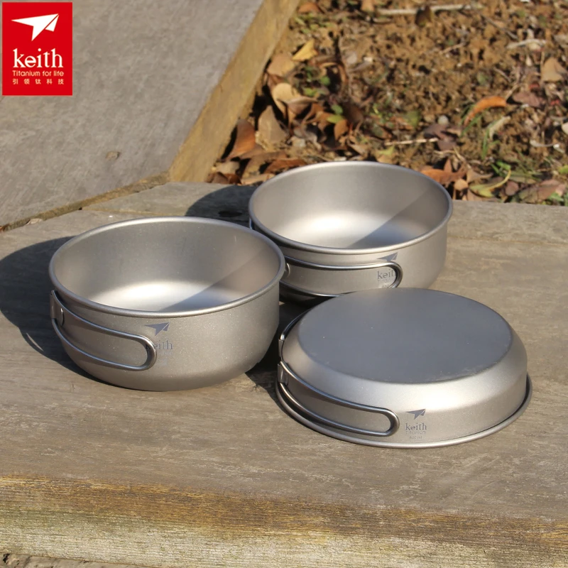 Keith 3PCS Titanium Cookware P - огляд і ціна Outdoor Camping Essentials
