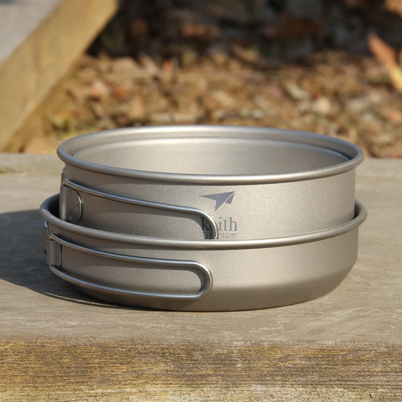 Keith 3PCS Titanium Cookware P - огляд і ціна Outdoor Camping Essentials
