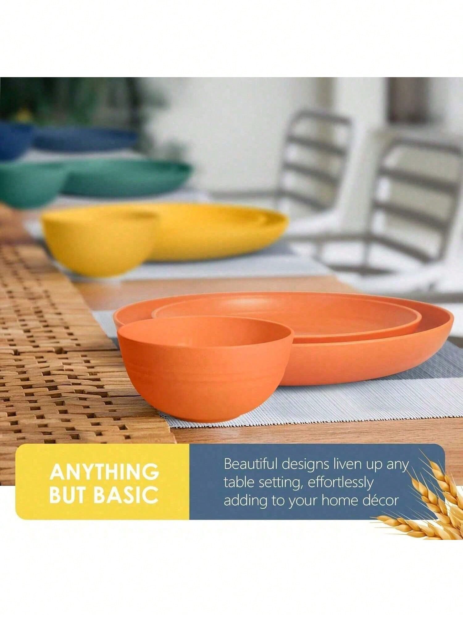 16 Piece Kitchen Wheat Straw D - огляд і ціна Outdoor Camping Kitchen