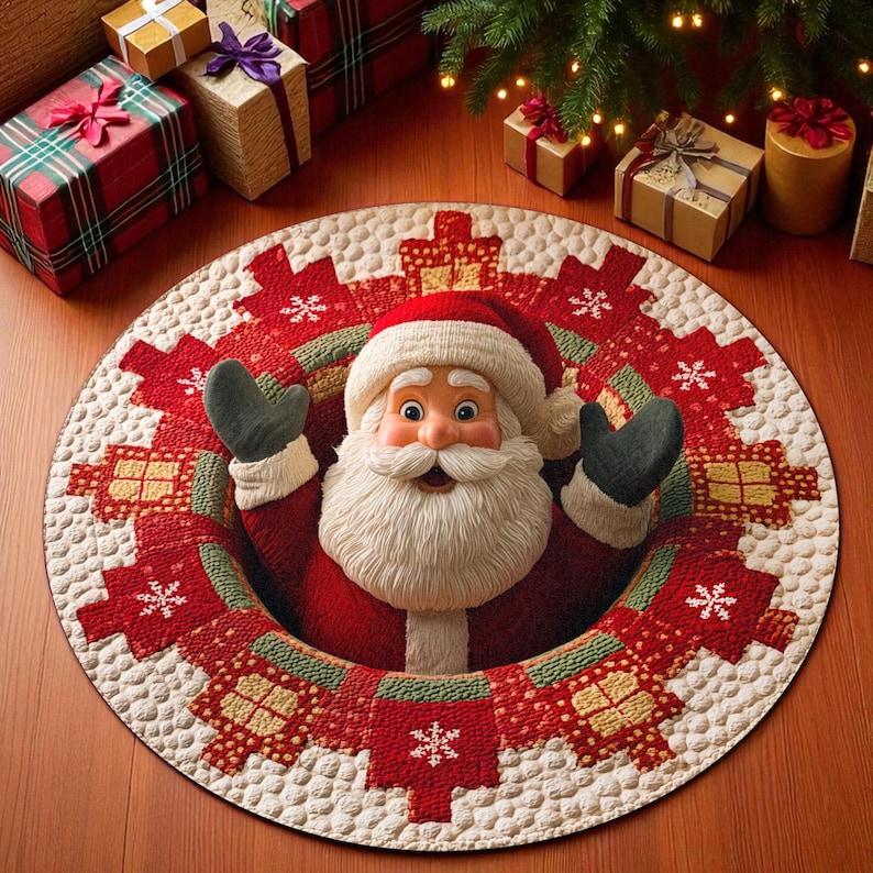 Christmas Santa Claus Round Do - огляд і ціна Outdoor Camping Ideas For Adults
