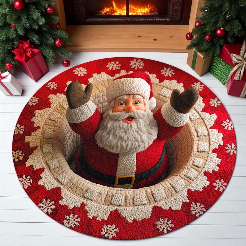 Christmas Santa Claus Round Do - огляд і ціна Outdoor Camping Ideas For Adults