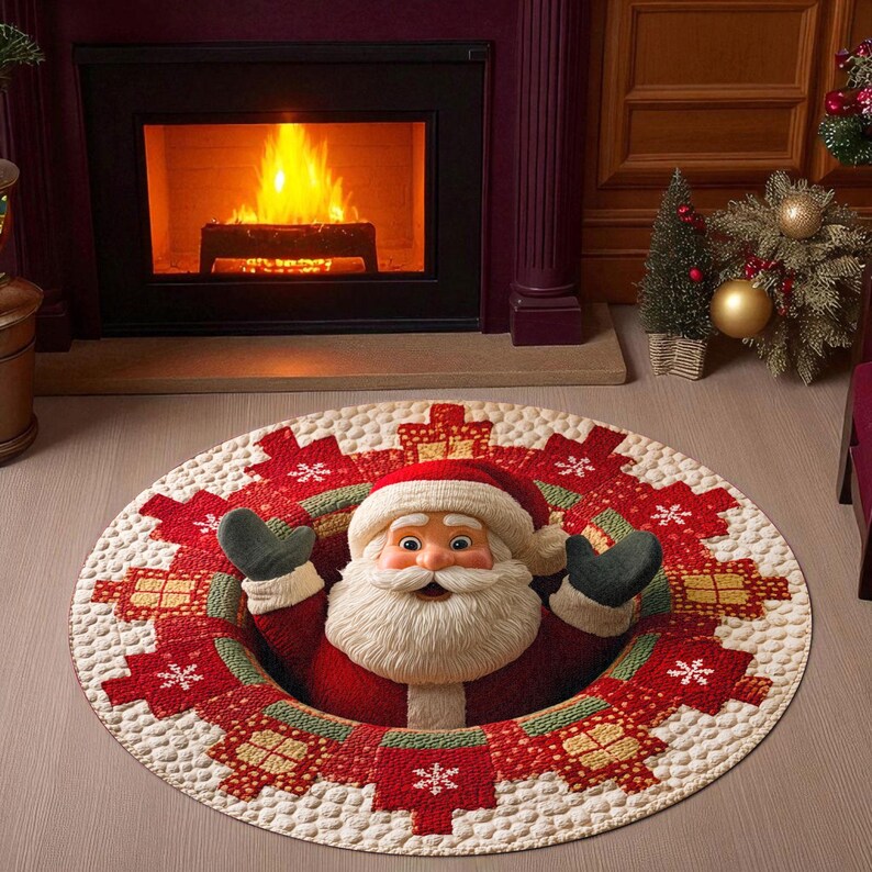 Christmas Santa Claus Round Do - огляд і ціна Outdoor Camping Ideas For Adults