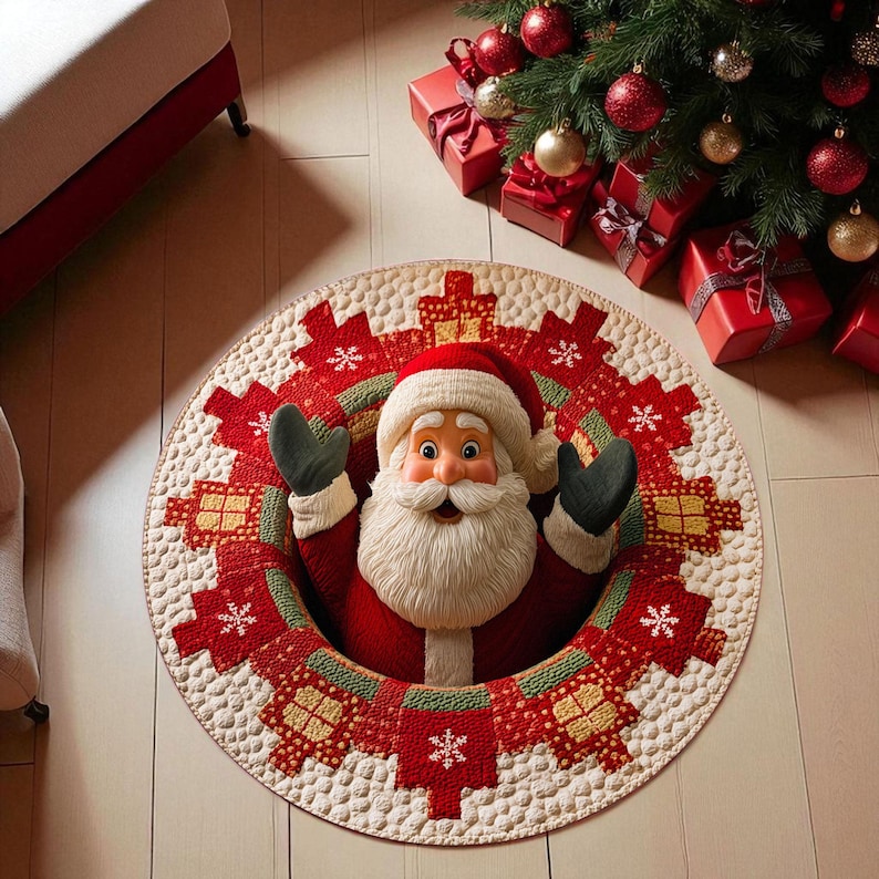 Christmas Santa Claus Round Do - огляд і ціна Outdoor Camping Ideas For Adults