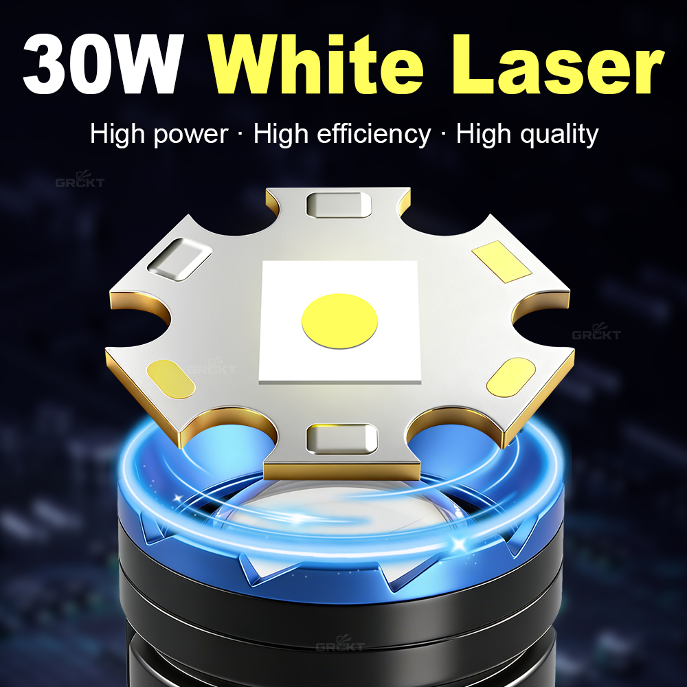White Laser Camping Flashlight - огляд і ціна Outdoor Camping Glamping