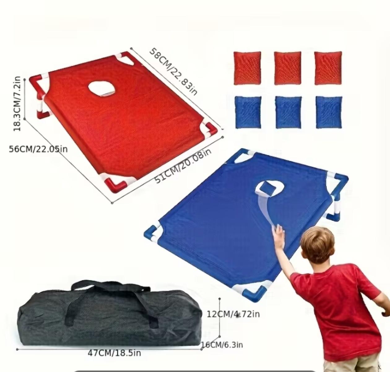 Corn Hole Game Set Includes 2  - огляд і ціна Outdoor Camping Games For Adults
