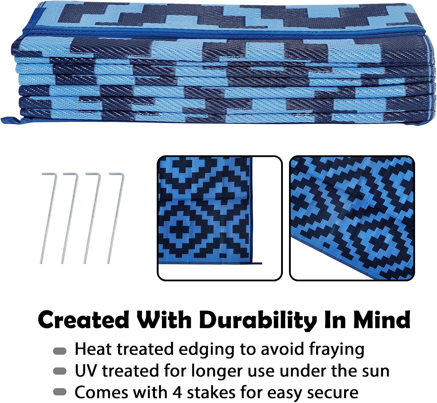Waterproof Outdoor Rug 9x18 ft - огляд і ціна Outdoor Camping Rugs 9X18