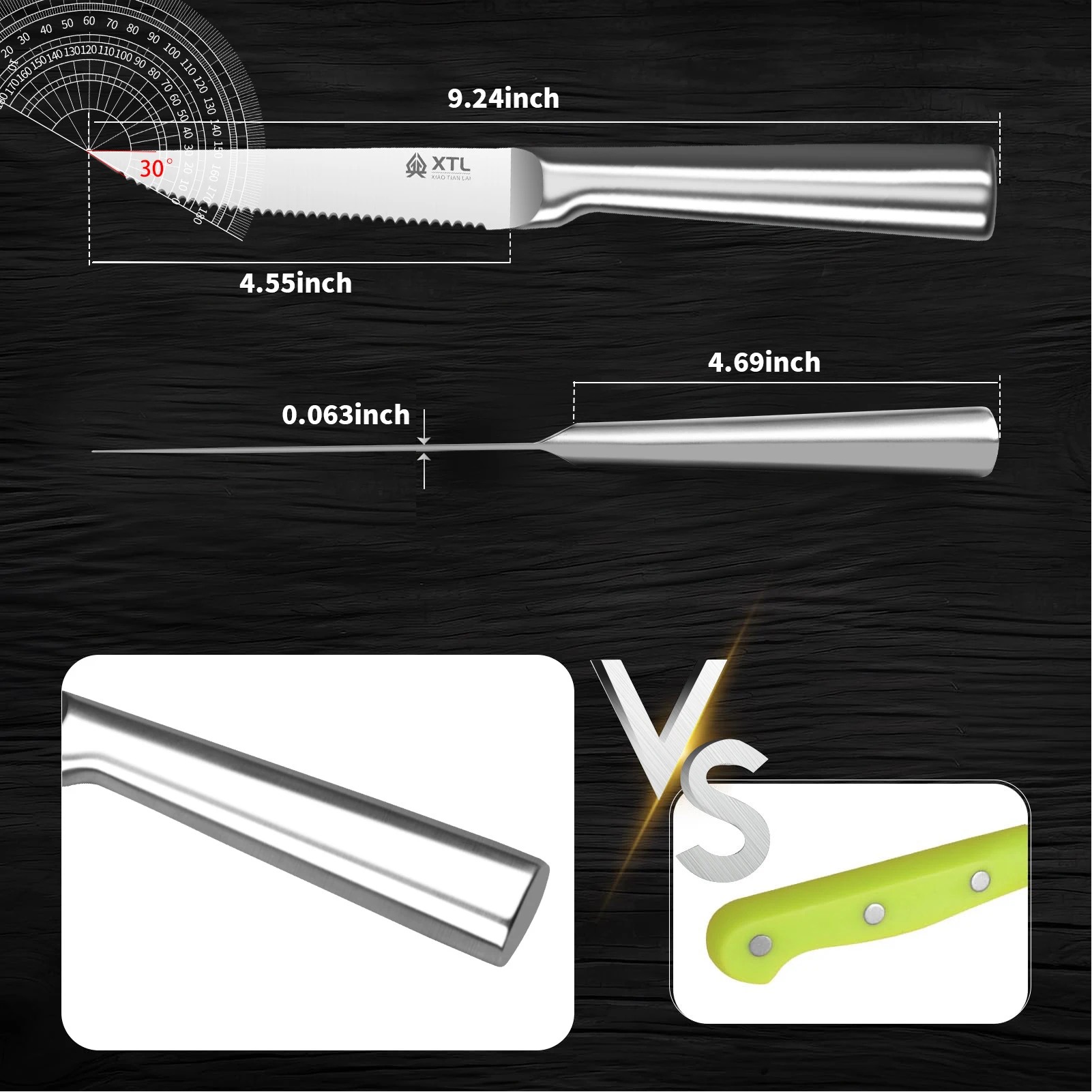 Stainless Steel Steak Knife Bo - огляд і ціна Outdoor Camping Kitchen