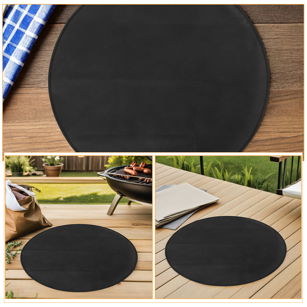 Round Fireproof Bbq Mat Heat R - огляд і ціна Outdoor Camping Mat