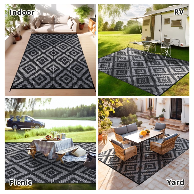 (5x8, 6x9, 9x12, 9x18) Outdoor - огляд і ціна Outdoor Camping Rugs 9X18