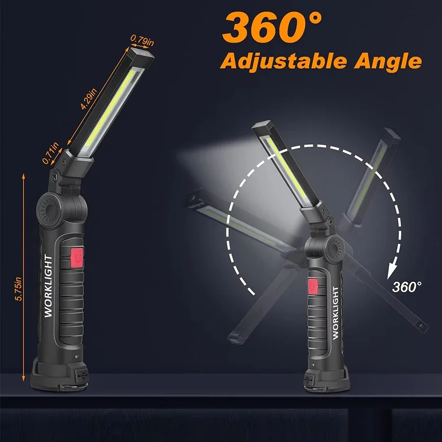 New Portable COB LED Flashligh - огляд і ціна Outdoor Camping Glamping
