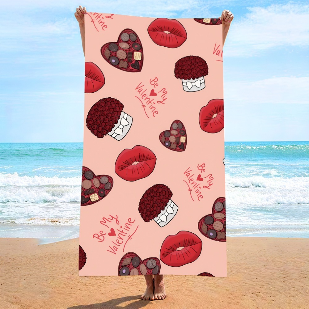 Heart Symbol Bath Towel 27x55i - огляд і ціна Outdoor Camping Mat