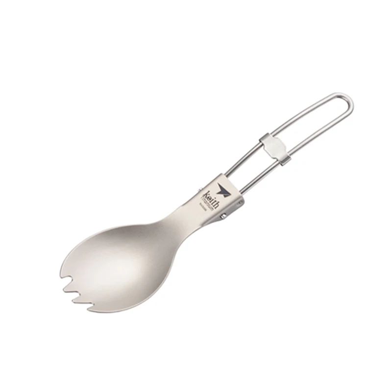 Keith Titanium Spork Foldable  - огляд і ціна Outdoor Camping Dining Set