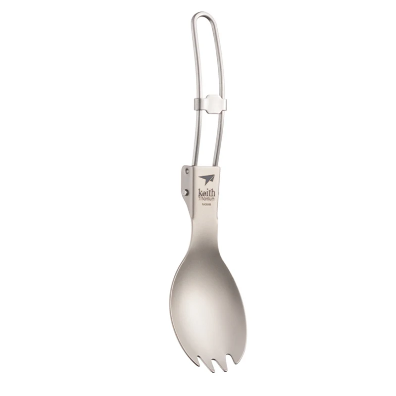 Keith Titanium Spork Foldable  - огляд і ціна Outdoor Camping Dining Set